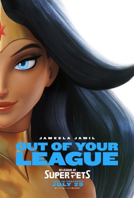 DC League of Super Pets 2022 21 Filmposter Kunstdruck Noir Acryl Interieur Sat