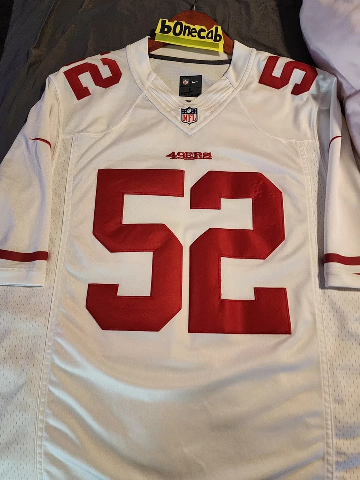 San Francisco 49ers Large Jersey Patrick Willis Stitch Authentic Nike Vintage 52 - Image 4 of 4
