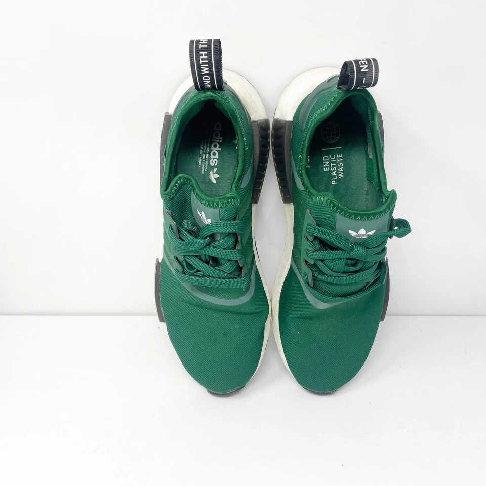 Adidas Womens NMD R1 HQ4280 Green Running Shoes Sneakers Size 7 - Image 4 of 4