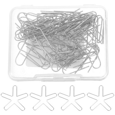 100pcs Nichrom Hanging Haken Keramikbügel Nochrom Kleiderbügel U -Form Haken