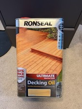 Ronseal Ultimate Protection 5L Natural Oak Decking Oil