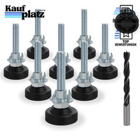 MöBelfüßE Verstellbar 8 StüCk M8 X 50 Mm HöHenverstellbare StellfüßE FüR MöBel