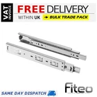 BULK TRADE Full Extension 45mm Ball Bearing Drawer Runners/Slides 250mm-700mm