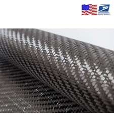 Carbon Fiber Fabric Cloth 12'' 60'' 3K 2x2 Twill Weave Honeycomb Fabric Black