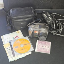 SONY CD Mavica 3.3 MP Digital Camera PARTS ONLY  Charger, Docs, Sealed Disc