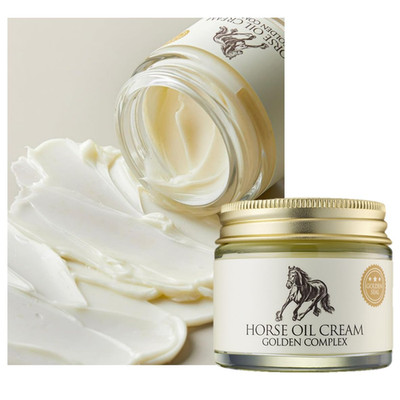 Mayu Horse Oil & Gold Facial Cream   Korean Skincare with Horse Oil Extract & Go