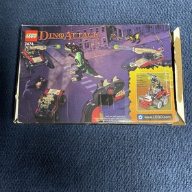 LEGO Dino Attack 7474 Urban Avenger vs. Raptor 100% Complete W/Box & Book