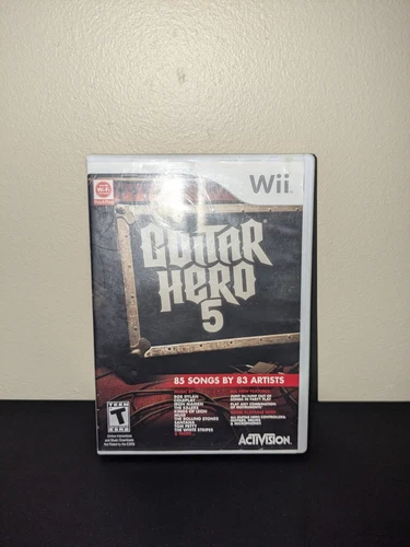 Guitar Hero 5 Nintendo Wii Complete tested works