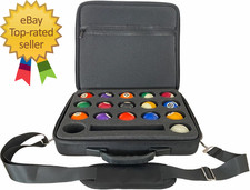 Pool Ball Carrying Case Hard Billiard Ball Case Cue Ball Holder for One Set