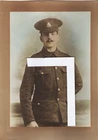 WW1 Notts and Derby Regiment soldier original colourized photo