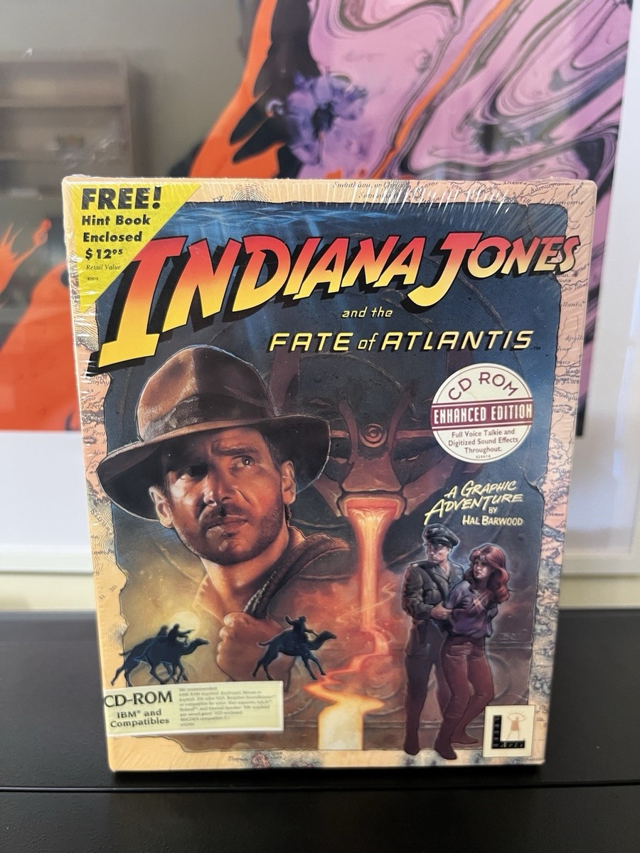 Indiana Jones and the Fate of Atlantis (PC, 1992) for sale
