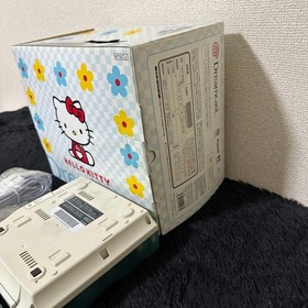 SEGA Dreamcast HELLO KITTY green Console retro game Sanrio kawaii