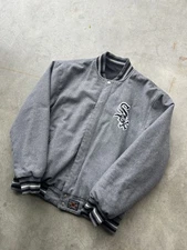 RARE Vintage Chicago White Sox Reversible Varsity Jacket JH Design M Baseball