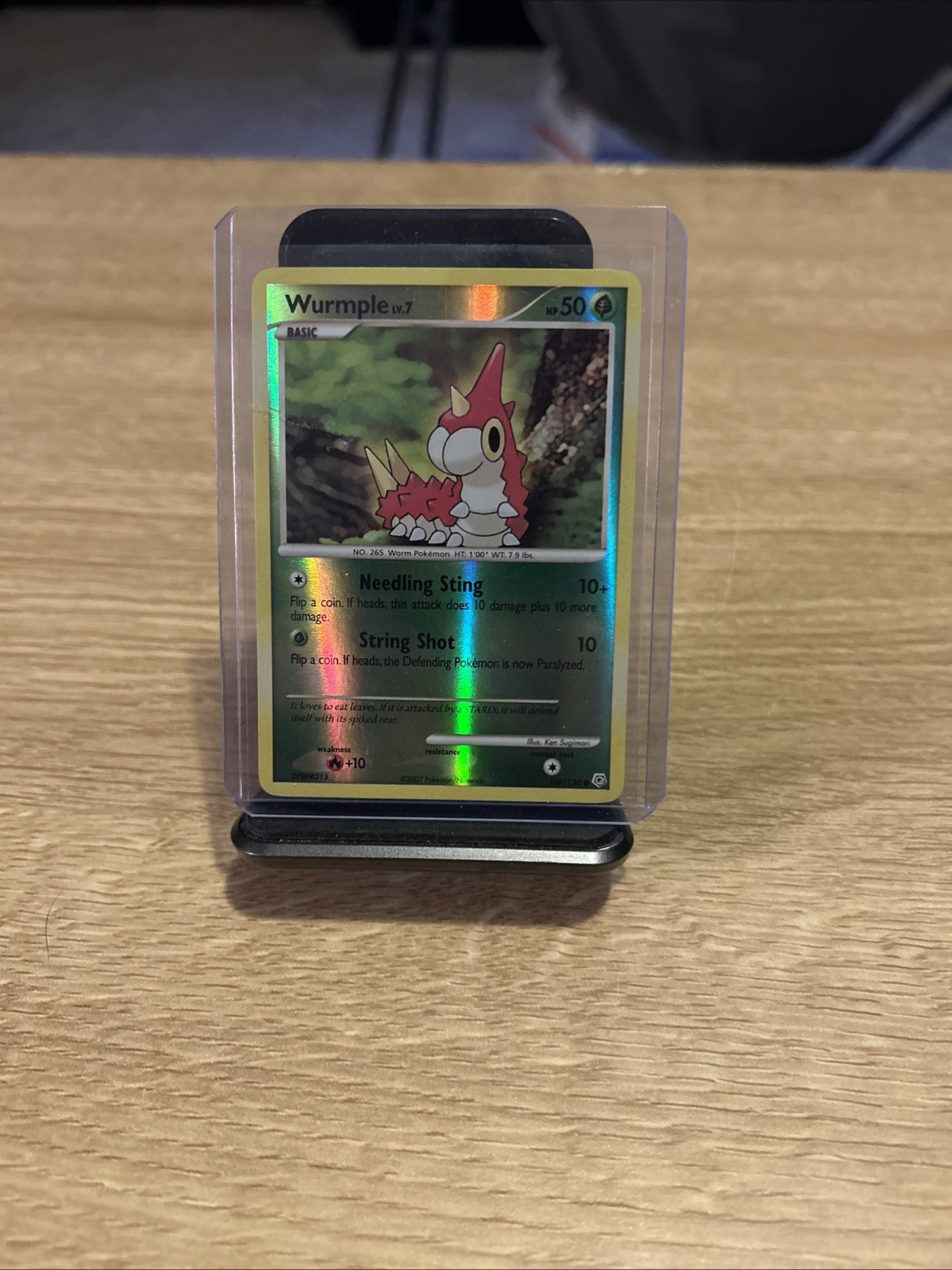 Wurmple 104/130 Reverse Holo - Diamond & Pearl 2007 - Pokemon TCG Card LP