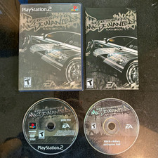 Need for Speed: Most Wanted Black Edition PS2 game and case w/ DVD and manual