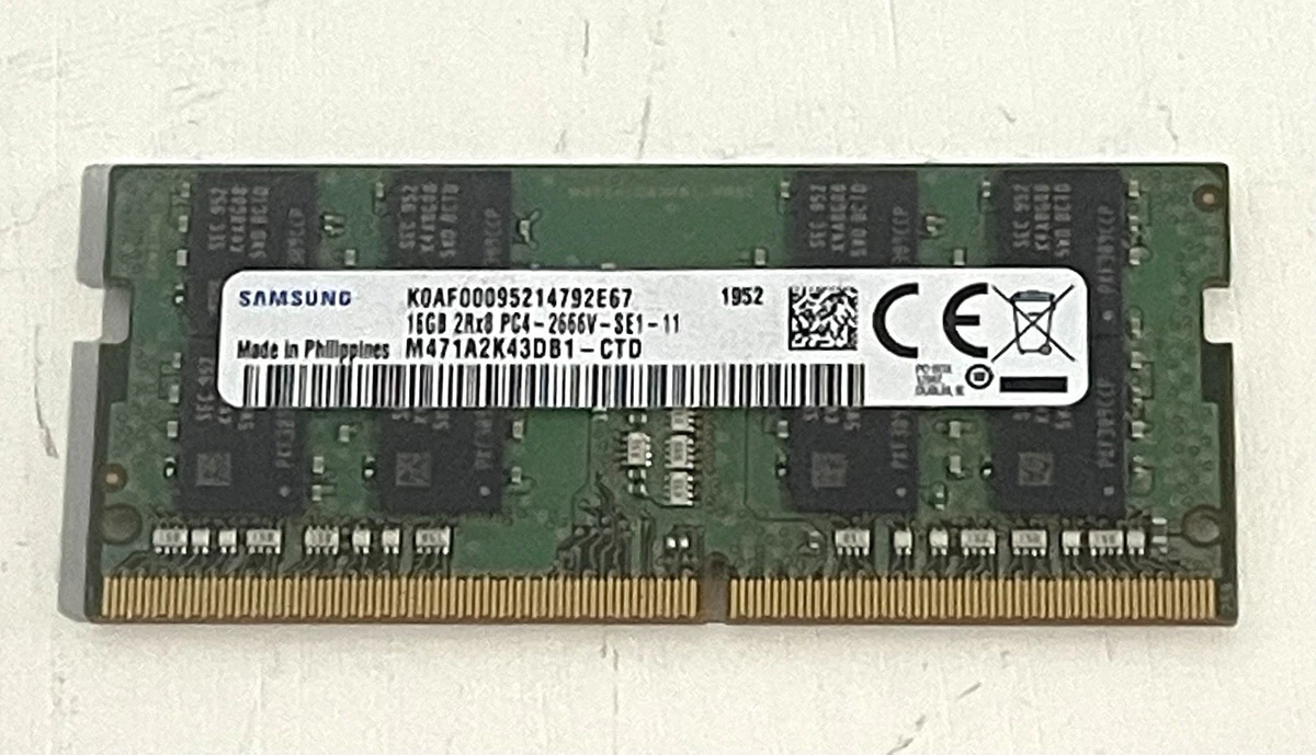 メモリー Samsung DDR4 16GBx2 Samsung 16GB (2x8GB) DDR4 2666MHz PC4-21300 (PC4-2666V) CL19 UDIMM