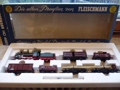 Fleischmann H0 4883 KPEV Güterzug - Set 6 tlg. " Die alten Preußen " in der OVP - Bild 1 von 3