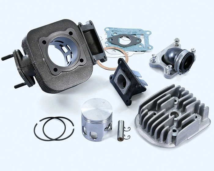 KIT GRUPPO TERMICO POLINI EVOLUTION D.47 70cc SP.10 IN GHISA MINARELLI VERTICALE - Immagine 2 di 4