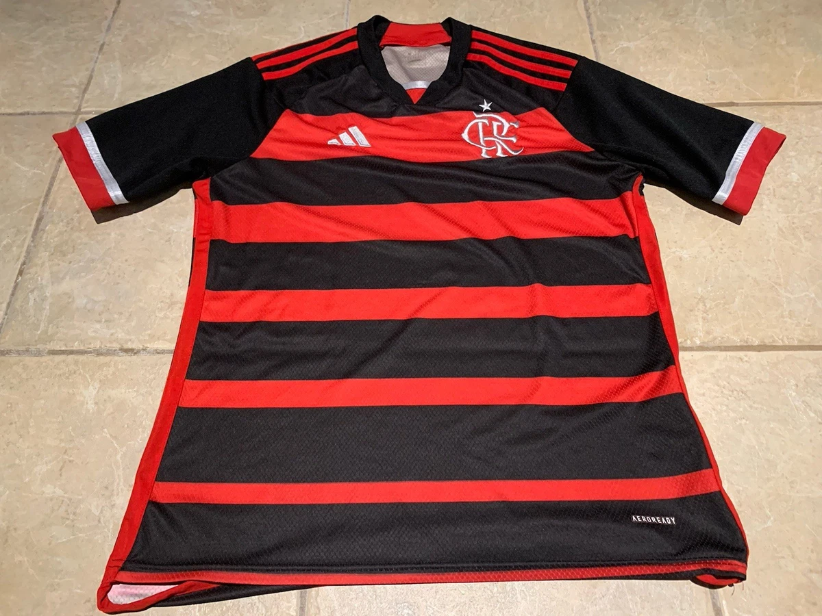 Flamengo Multi-Color International Club Soccer Fan Jerseys for