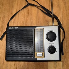 Sony ICF-F10 Two 2 Band AM/FM Portable Transistor Radio Tested