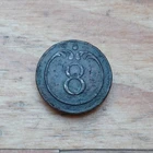 LARGE BUTTON (22mm) 8th Line Infantry Regiment / Napoleon 1st Empire