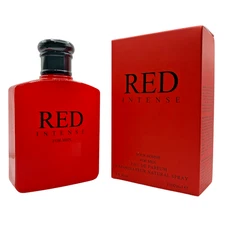 Red Intense by United Scents - Eau De Parfum for Men - 3.4fl oz - New Sealed Box