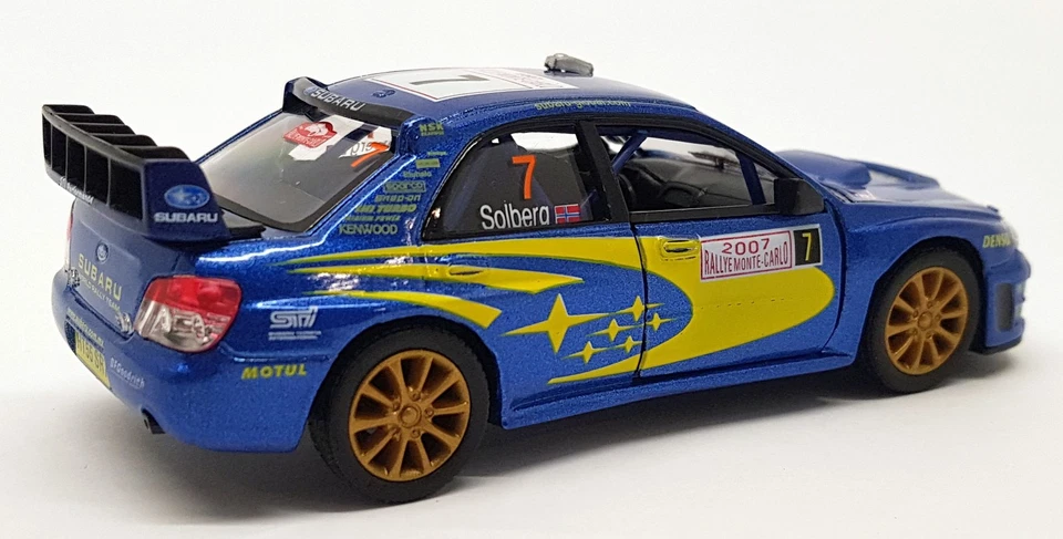 Subaru Impreza WRC 2007 - Coche modelo de metal Kinsmart Pull Back & Go Foto 3 de 4