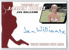 JAMES BOND 2014 ARCHIVES WA46 JAN WILLIAMS AS MASSEUSE WOMEN OF STYLE AUTOGRAPH