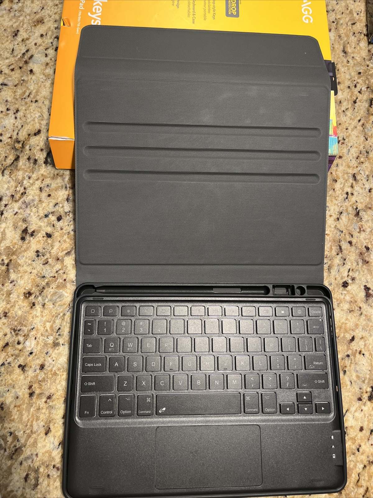 Open Box ZAGG Pro Keys Keyboard Case for Apple iPad 10.2 Inch 7th, 8th, 9th Gen
