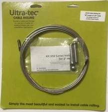 Ultra-Tec CA102-SM/25 Standard Cable Rail Kit 1/8" 10Ft. (Lot of 7 Cable Kits)