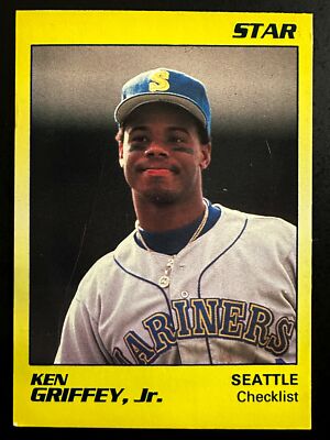 ケン・グリフィー・ジュニア　MLB ベースボールカード　Post 1990年 Ken Griffey Jr 1990 Star Yellow Baseball Card Seattle