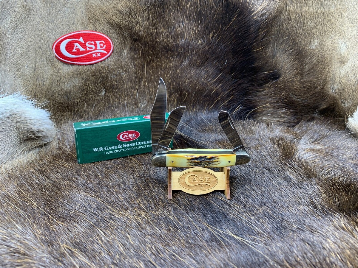 2000 Case Associate Set 5347 Stockman Knife Stag Handle Mint 350