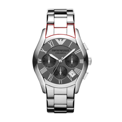 AR1465 Emporio Armani Valente Cerámica Titanio Cerámica Reloj Eslabones Cierre Piezas - Imagen 2 de 7