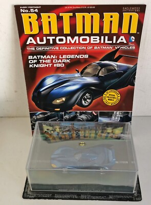 Batman Automobilia: Legends of the Dark Knight #80, 1:43 Model & Book #54 (d661)