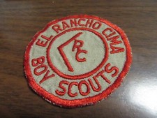 El Rancho Cima Boy Scouts Cut Edge Pocket Patch      cp2
