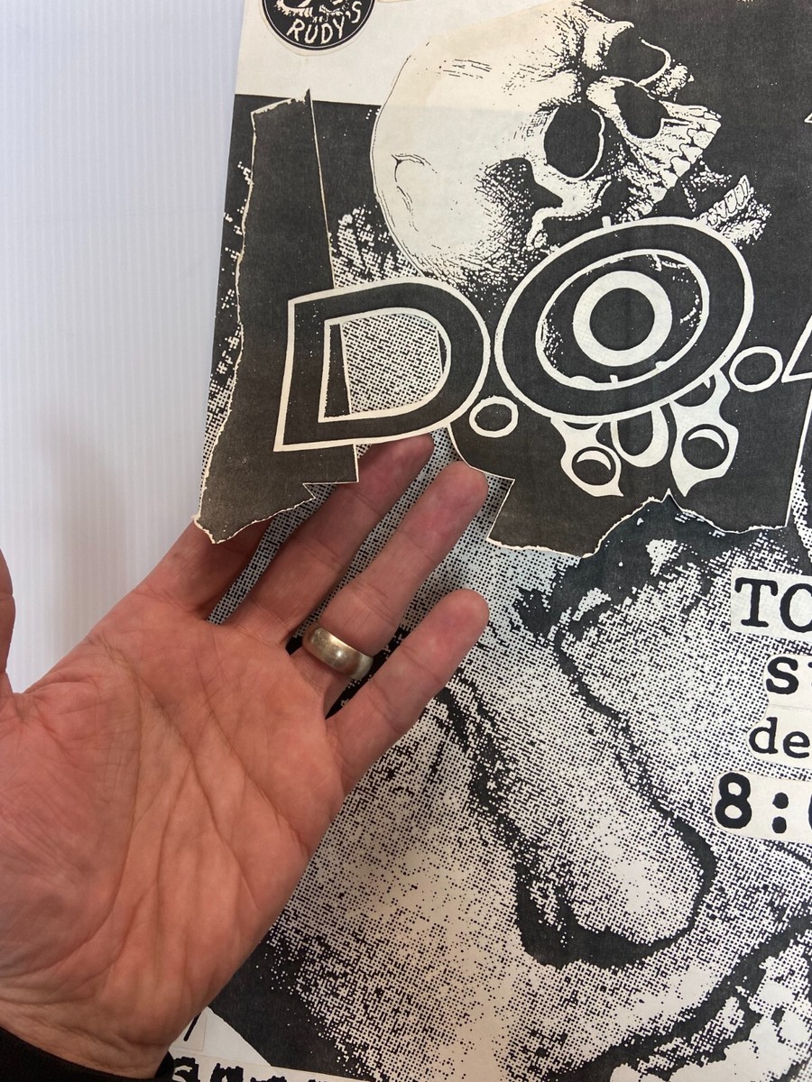 D.O.A. Tour Poster MASTER COPY RARE PUNK Silkworm Jonahex | eBay