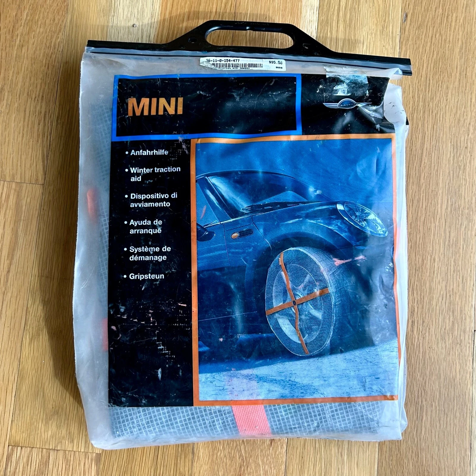 MINI Cooper Snow Socks Winter Traction Aid OEM 36110154477 Good Condition