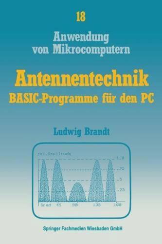 Antennentechnik: BASIC-Programme f?r den PC by Ludwig Brandt (German) Paperback  - Imagen 1 de 1