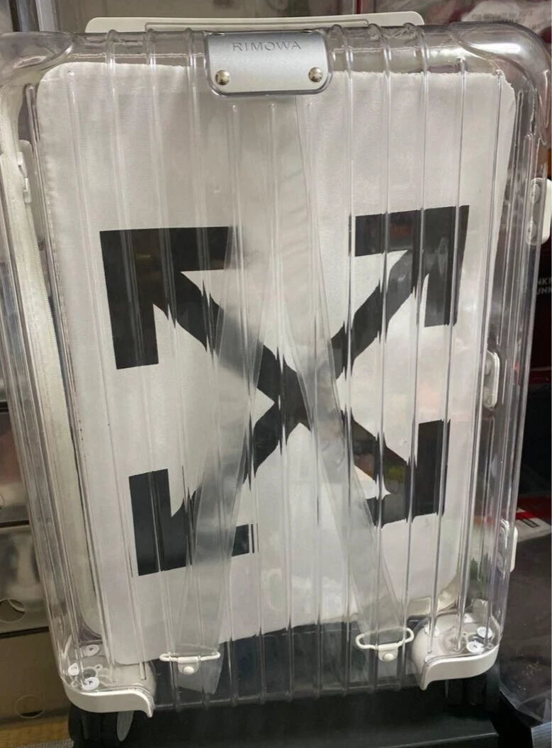 Off White Off White x Rimowa Transparent Carry On Rolling Luggage  Polycarbonate Clear 79559533