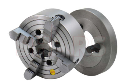 Shars 8'' 4 Jaw Independent Lathe Chuck TIR Cert + D1-4 Back Plate R[