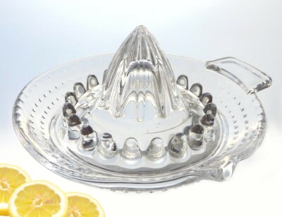 ZITRUSPRESSE GLAS klein Westmark (3081) Ø 13 cm SAFTPRESSE ZITRONENPRESSE