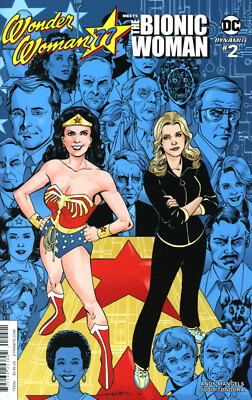 Wonder Woman 77 Meets The Bionic Woman #2 Aaron Lopresti Cover