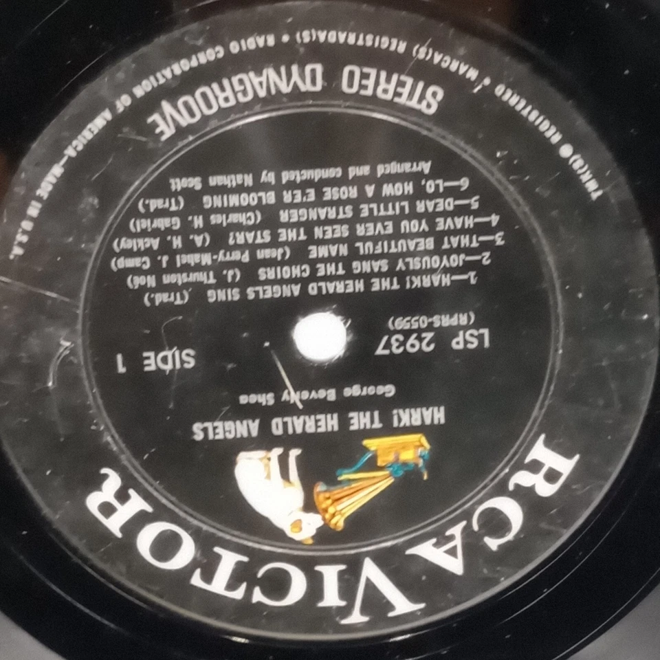 BOXDG29 George Beverly Shea - Hark! The Herald Angels Mono RCA Victor LP - Image 4 of 4