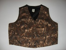 Wah Maker Men's Western Vest Medium USA