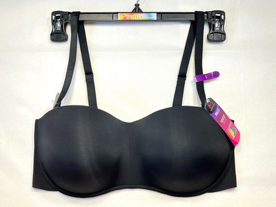 NWD Maidenform 2XL Pure Comfort Strapless Multiway Wireless Bra DM7685 Black