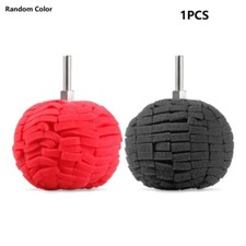 3 80 mm Schaumstoff Polierkugeln mit Bohradapter zum Polieren