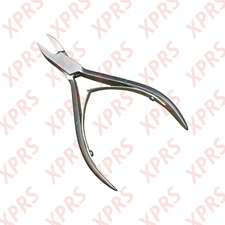 5x Nail Splitter, 5", Straight Delicate Extra Narrow Jaws, Double Spring Handle