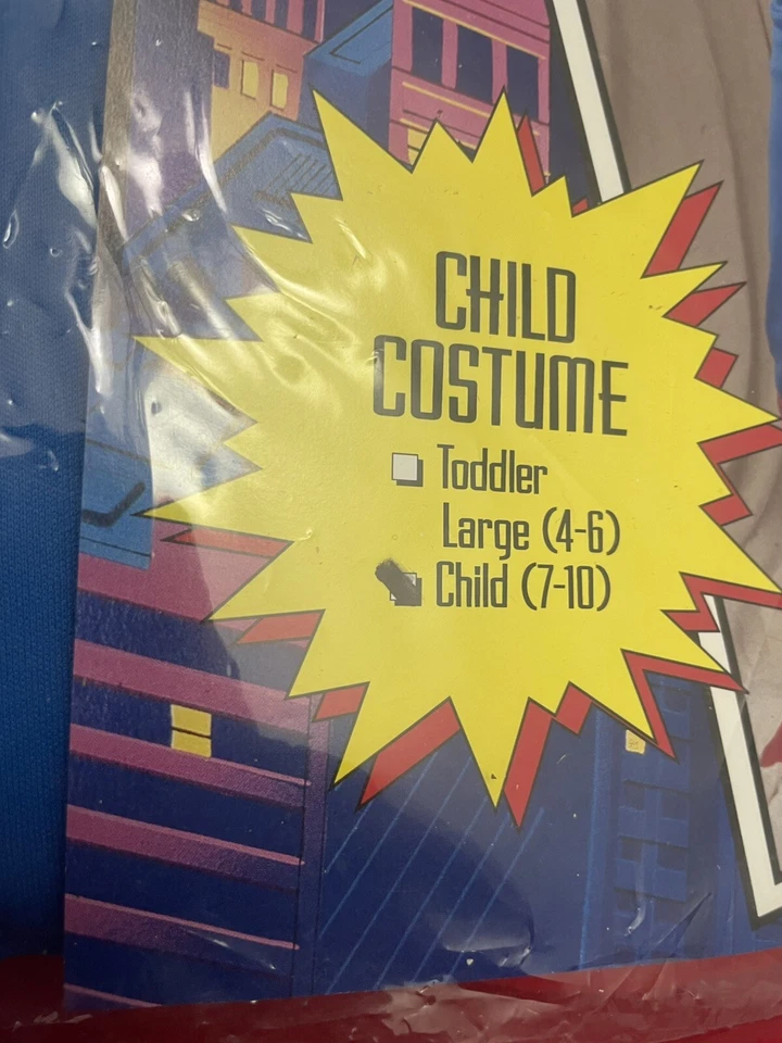 1994 复古未开封!!蜘蛛侠万圣节服装漫威 — 第 3/4 张图片