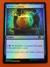 1x Witch's Cauldron | FOIL | M21 Core Set 2021 | MTG Magic Cards