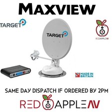 Maxview Target 65cm Twin LNB Auto Satellite Dish for Caravan Motorhome TV